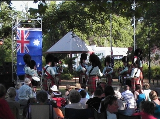 Australia Day 2008 Castlemaine Highland Pipe Band