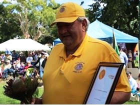 Ron Gartside at the Australia Day Awards 